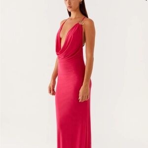 Peppermayo Game Player Maxi Dress - Hot Pink